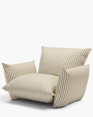 Scab Brezza Relax upholstered outdoor lounge armchair with armrests