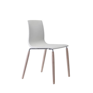 Scab Natural Alice chair with wooden legs and technopolymer seat - Buy now on ShopDecor - Discover the best products by SCAB design