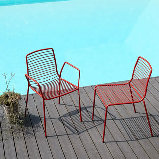 Scab Summer 2522 chair in powder-coated steel