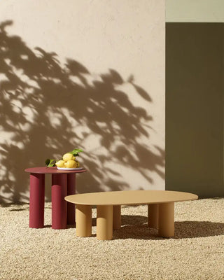 Scab Hyppo coffee table with aluminium legs and HPL top