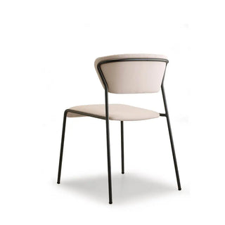 Scab Lisa 2853 upholstered chair with steel legs