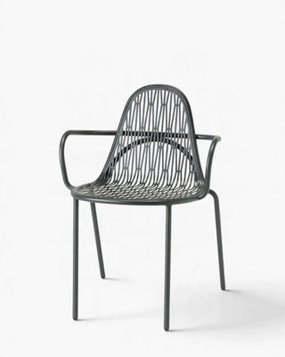 Scab Malvasia 2907 armchair in galvanised and powder-coated steel