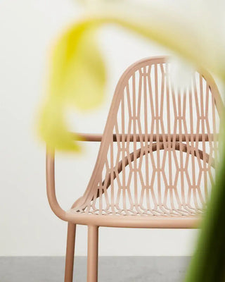 Scab Malvasia 2907 armchair in galvanised and powder-coated steel