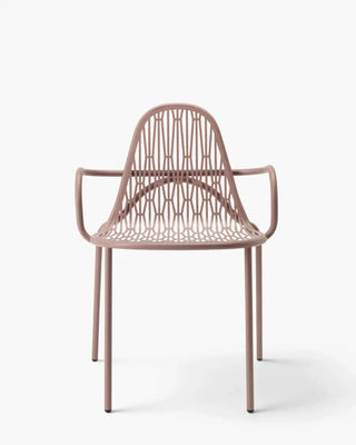 Scab Malvasia 2907 armchair in galvanised and powder-coated steel