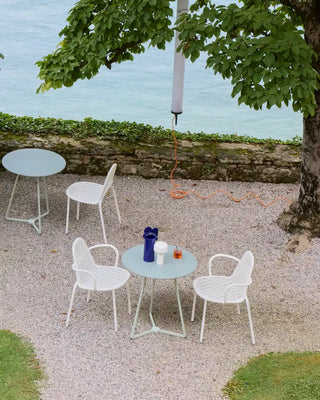 Scab Malvasia 2907 armchair in galvanised and powder-coated steel