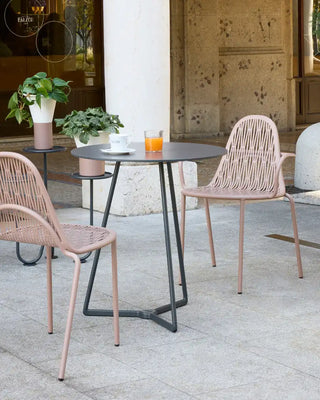 Scab Malvasia 2906 chair in galvanised and powder-coated steel