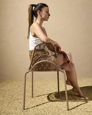 Scab Malvasia 2906 chair in galvanised and powder-coated steel