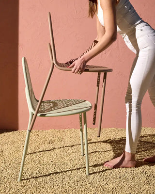Scab Malvasia 2906 chair in galvanised and powder-coated steel