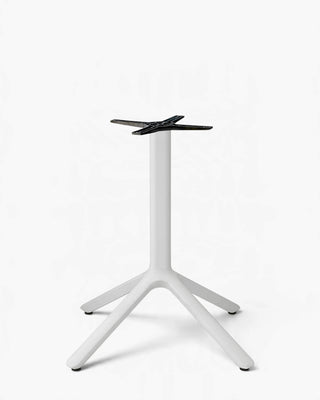 Scab Maxi Nemo Fixed 5020 table base with four technopolymer legs and aluminium column