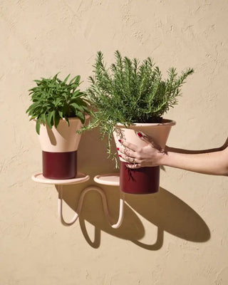 Scab Mimosa two-tone aluminium vase