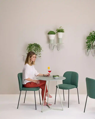 Scab Mimosa two-tone aluminium vase