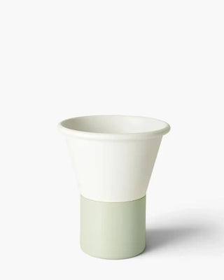 Scab Mimosa two-tone aluminium vase