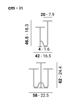 Scab Mimosa 2956 floor-standing steel plant holder
