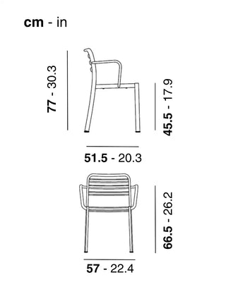 Scab Reil Tubes 2932 aluminium armchair