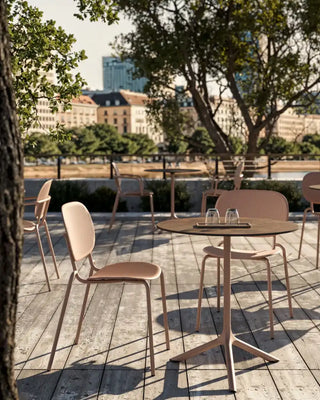 Scab Si-Si Vibes 2512 chair with steel frame and technopolymer seat and backrest