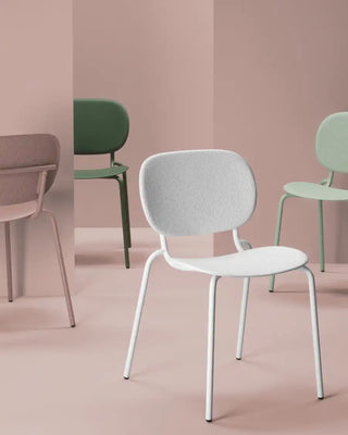 Scab Si-Si Vibes 2512 chair with steel frame and technopolymer seat and backrest