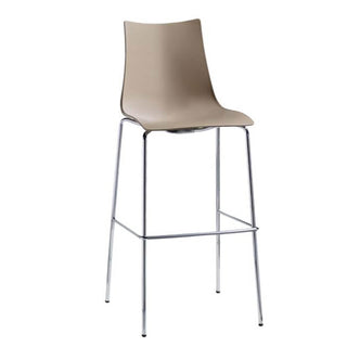 Scab Zebra Tecnopolimero stool seat h. 80 cm by Luisa Battaglia Scab Dove grey 15 - Buy now on ShopDecor - Discover the best products by SCAB design