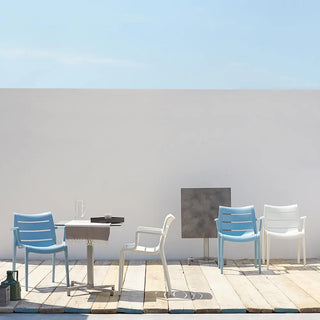 Scab Sunset 2329 armchair in technopolymer