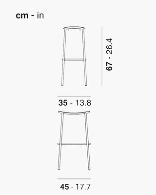 Scab Trick steel stool