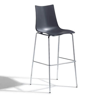 Scab Zebra stool in technopolymer with steel frame