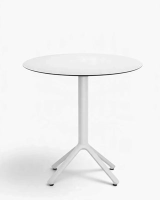 Scab Nemo Fixed 5060 aluminium table base with compact solid laminate tabletop