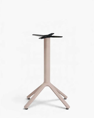 Scab Nemo Fixed 5060 four-leg table base in die-cast aluminium