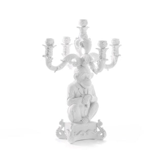 Seletti Burlesque Chimp candelabra White 5 Arms - Buy now on ShopDecor - Discover the best products by SELETTI design