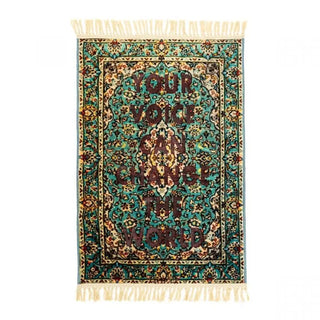 Seletti Burnt Carpet 120x80 cm. - 47.24x31.50 in. Voice - Buy now on ShopDecor - Discover the best products by SELETTI design