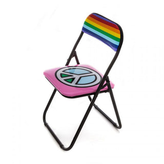 Seletti Blow Folding Chair Seletti Peace Sign - Buy now on ShopDecor - Discover the best products by SELETTI design
