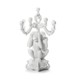 Seletti Burlesque Chimp candelabra White 9 Arms - Buy now on ShopDecor - Discover the best products by SELETTI design
