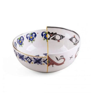 Seletti Hybrid porcelain bowl Tiwanaku - Buy now on ShopDecor - Discover the best products by SELETTI design