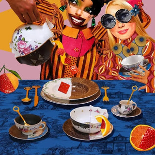 Seletti Hybrid fruit plate with porcelain decoration - Buy now on ShopDecor - Discover the best products by SELETTI design