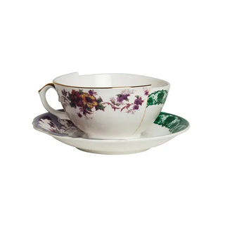 Seletti Hybrid Porzellan-Teetasse mit Untertasse
