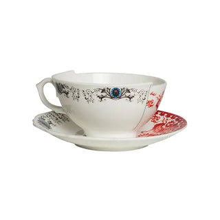 Seletti Hybrid Porzellan-Teetasse mit Untertasse