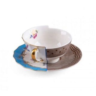 Seletti Hybrid 2.0 Porzellan-Teetasse mit Untertasse
