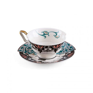 Seletti Hybrid 2.0 porcelain tea cup with saucer - Buy now on ShopDecor - Discover the best products by SELETTI design