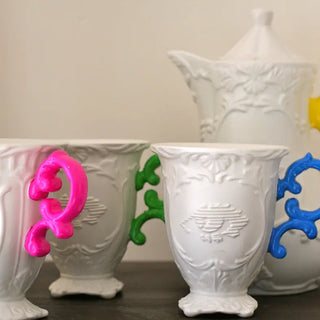 Seletti I-Wares I-Mug фарфоровая кружка с ручкой