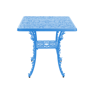Seletti Industry Collection indoor/outdoor aluminum coffee table Blue Square - Buy now on ShopDecor - Discover the best products by SELETTI design
