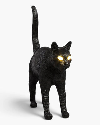 Seletti Jobby ザ・キャット テーブルランプ ブラック