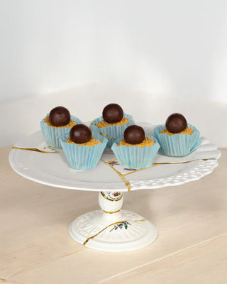 Seletti Kintsugi cake stand d 36.15 cm - 14.23 in - Buy now on ShopDecor - Discover the best products by SELETTI design