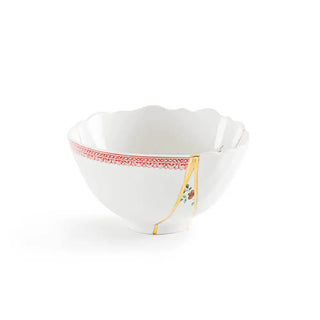 Seletti Kintsugi bowl in porcelain/24 carat gold Mod. 1 - Buy now on ShopDecor - Discover the best products by SELETTI design