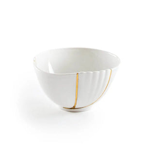 Seletti Kintsugi bowl in porcelain/24 carat gold - Buy now on ShopDecor - Discover the best products by SELETTI design