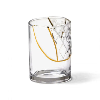 Seletti Kintsugi glass transparent/24 carat gold Mod. 2 - Buy now on ShopDecor - Discover the best products by SELETTI design