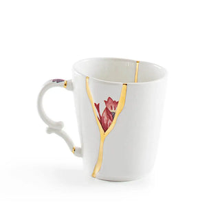 Seletti Kintsugi mug cup in porcelain/24 carat gold - Buy now on ShopDecor - Discover the best products by SELETTI design