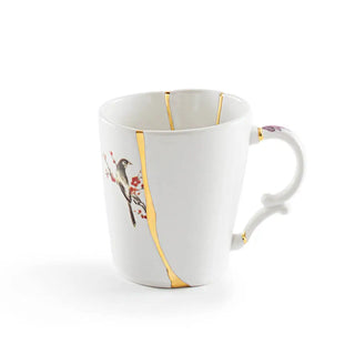 Seletti Kintsugi mug cup in porcelain/24 carat gold Mod. 3 - Buy now on ShopDecor - Discover the best products by SELETTI design
