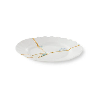 Seletti Kintsugi plate in porcelain/24 carat gold Mod. 3 21 cm. - 8.27 in. - Buy now on ShopDecor - Discover the best products by SELETTI design