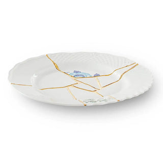 Seletti Kintsugi plate in porcelain/24 carat gold - Buy now on ShopDecor - Discover the best products by SELETTI design