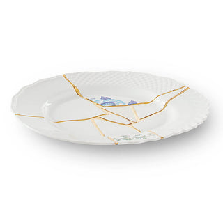 Seletti Kintsugi plate in porcelain/24 carat gold - Buy now on ShopDecor - Discover the best products by SELETTI design