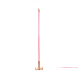 Seletti Linea LED floor/wall lamp Pink - Buy now on ShopDecor - Discover the best products by SELETTI design