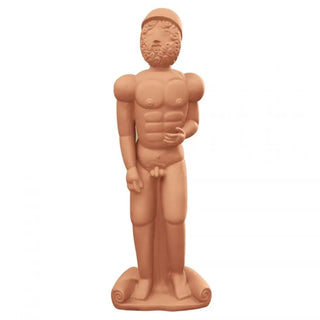 Seletti Magna Graecia terracotta sculpture h. 140 cm. - 55.12 inch. Terracotta Brick Helmet - Buy now on ShopDecor - Discover the best products by SELETTI design